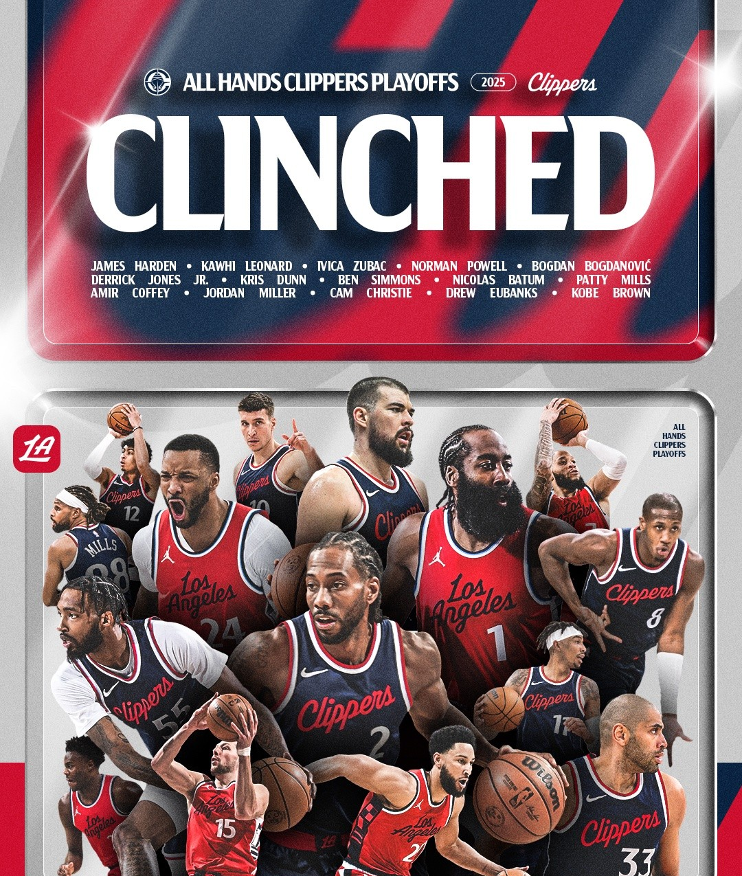 快船轻取勇士，成为西部榜首